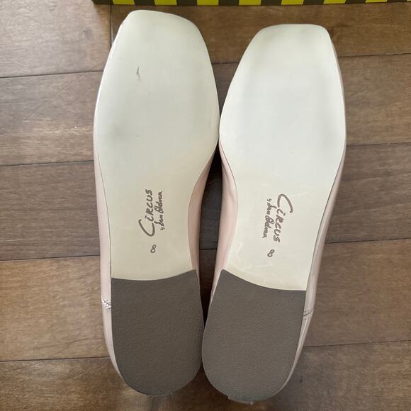 NWB CIRCUS NY Teresa Square-Toe Ballet Flats nude size 8 - Picture 11 of 12